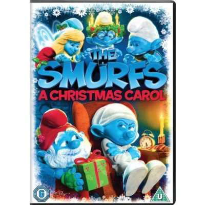 Cover for Smurfs: A Christmas Carol (DVD) (2013)
