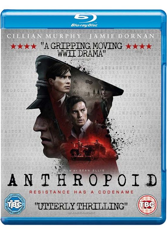 Cover for Fox · Anthropoid (Blu-ray) (2017)