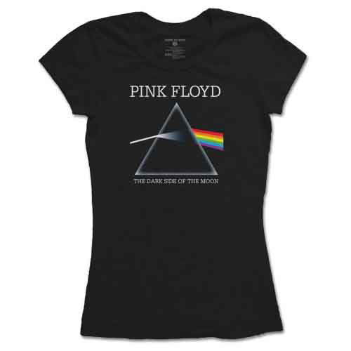 Pink Floyd Ladies T-Shirt: Dark Side of the Moon Refract - Pink Floyd - Marchandise - Perryscope - 5055295340268 - 
