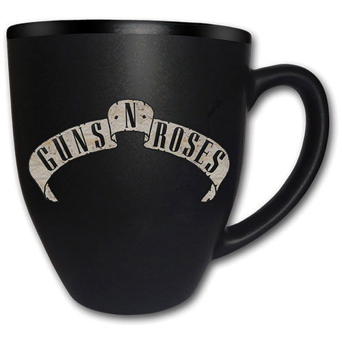 Guns N' Roses Boxed Matt Mug: Logo (Laser Etched) - Guns N' Roses - Merchandise - Bravado - 5055979910268 - April 15, 2016