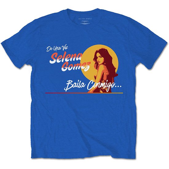 Cover for Selena Gomez · Selena Gomez Unisex T-Shirt: Mural (T-shirt) [size S] [Blue - Unisex edition]