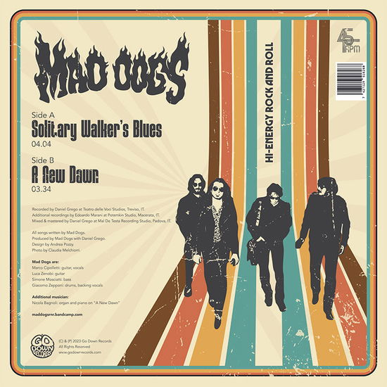 Cover for Mad Dogs · Solitary Walker S Blues (CD) (2023)