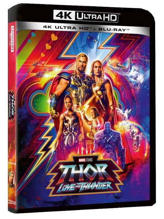 Cover for Thor: Love and Thunder (4k Ult · Thor: Love And Thunder (Blu-Ray 4K+Blu-Ray Hd) (Blu-ray) (2022)