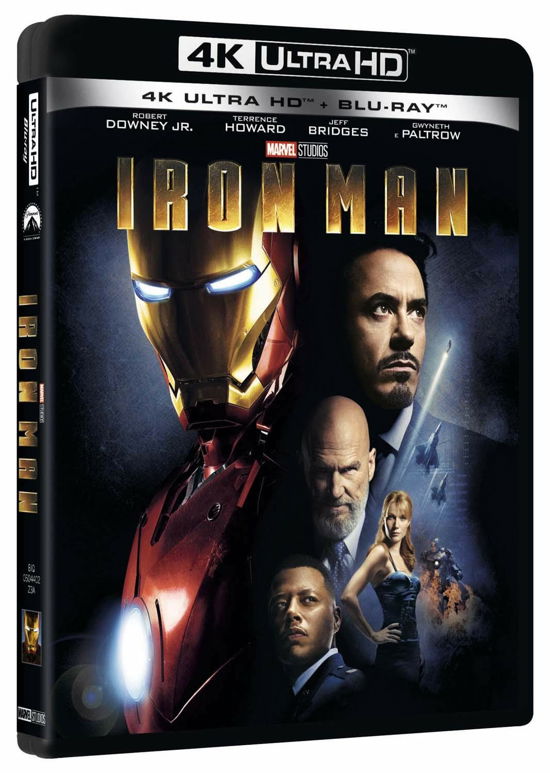 Cover for Jeff Bridges,robert Downey Jr,clark Gregg,terrence Howard,gwyneth Paltrow,shaun Toub · Iron Man (Blu-ray 4k Ultra Hd+blu-ray) (Blu-ray) (2019)