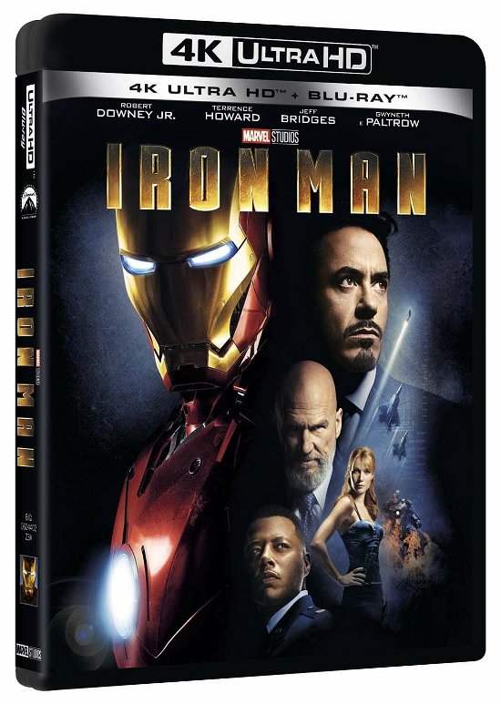 Cover for Iron Man (Blu-Ray 4K Ultra Hd+Blu-Ray) (Blu-ray)