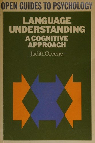 Cover for Greene · Language Understanding (Paperback Bog) (1986)
