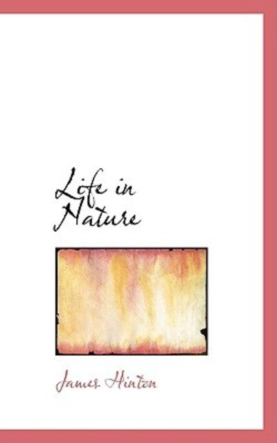 Cover for James Hinton · Life in Nature (Paperback Book) (2008)