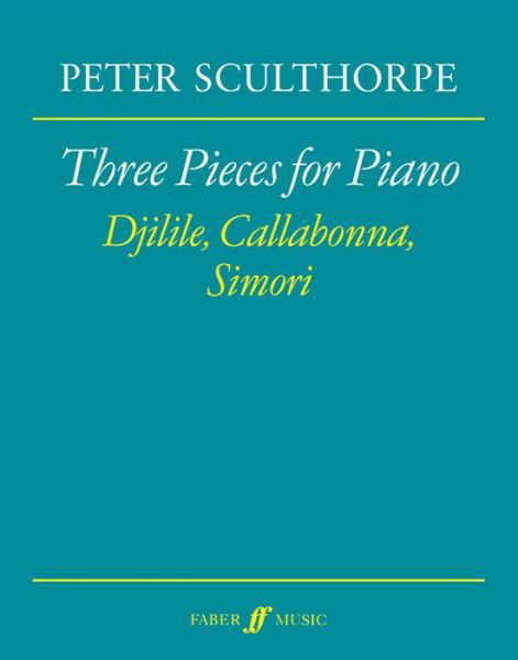 Cover for Peter Sculthorpe · Three Pieces for Piano (Taschenbuch) (1998)