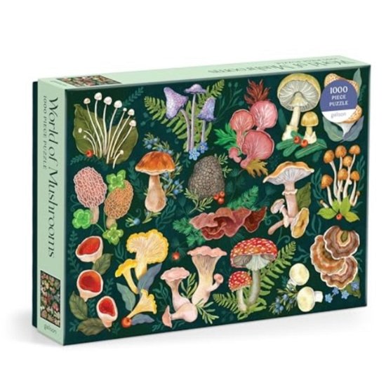 Cover for Galison · World of Mushrooms 1000 Piece Puzzle (SPEL) (2024)