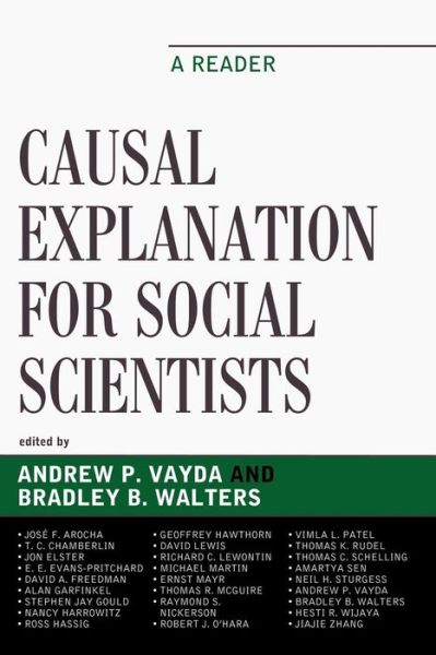 Cover for Causal Explanation for Social Scientists: A Reader (Paperback Bog) (2011)