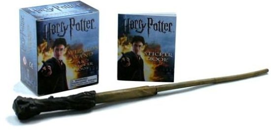 Cover for Running Press · Harry Potter Wand and Sticker Book (Bog) (2008)
