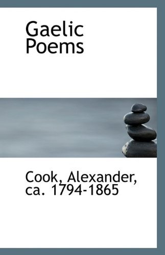 Cover for Cook · Gaelic Poems (Paperback Bog) (2009)