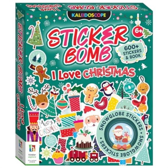 Cover for Hinkler Pty Ltd · Kaleidoscope Sticker Bomb I Love Christmas! - Binder (Book) (2023)