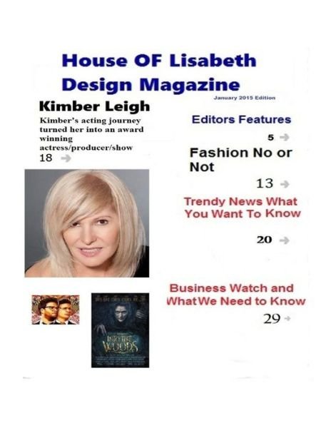 Cover for Design and Concepts Llc · House of Lisabeth Design Magazine: January 2015 Edition (Paperback Bog) (2014)