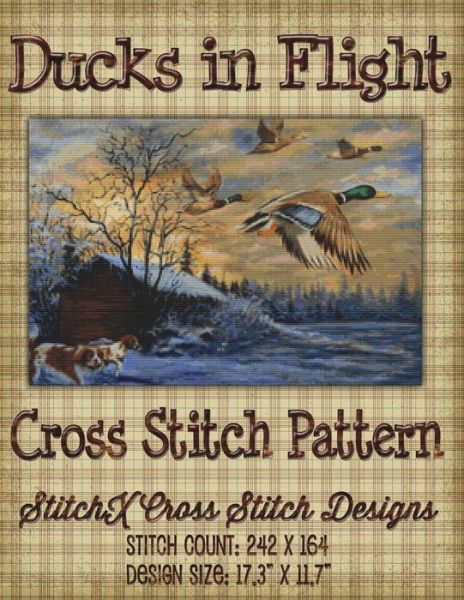 Ducks in Flight Cross Stitch Pattern - Tracy Warrington - Böcker - Createspace - 9781511525268 - 31 mars 2015