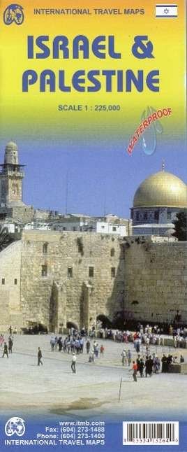 Cover for ITM Publications · International Travel Maps: Israel &amp; Palestine Travel Map (Map) (2014)