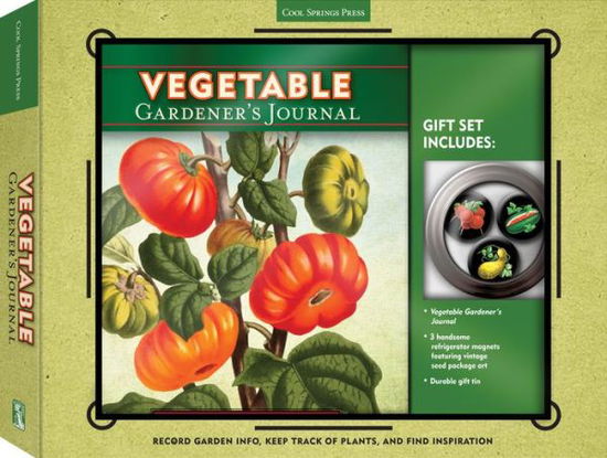 Cover for Charlie Nardozzi · Vegetable Gardener's Journal &amp; Magnet Gift Set: Record Garden Info, Keep Track of Plants, and Find Inspiration (Pocketbok) (2014)