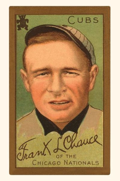 Cover for Found Image Press · Vintage Journal Early Baseball Card, Frank Chance (Book) (2022)