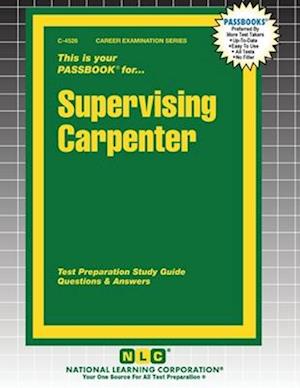 Cover for Passbooks · Supervising Carpenter (Book) (2024)