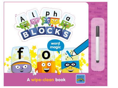 Cover for Alphablocks · Alphablocks Word Magic: A Wipe-Clean Book - Numberblock Wipe Clean Titles (Board book) (2022)