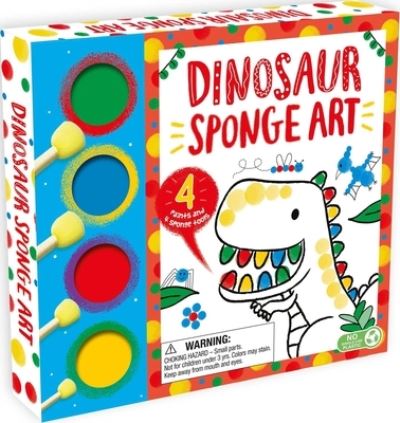 Dinosaur Sponge Art - IglooBooks - Książki - Igloo Books - 9781837715268 - 13 czerwca 2023