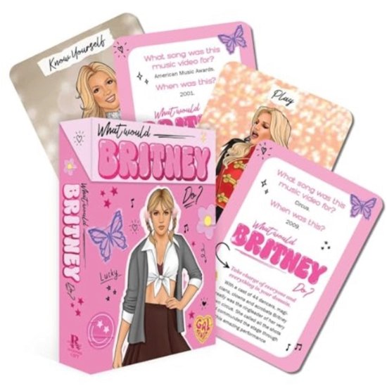 Cover for Rockpool Publishing · What Would Britney Do? (Flashcards) (2024)