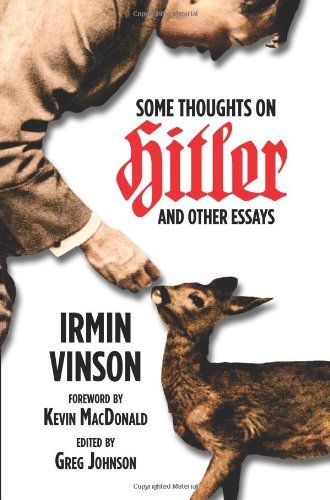 Cover for Irmin Vinson · Some Thoughts on Hitler and Other Essays (Paperback Bog) (2012)