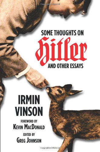 Cover for Irmin Vinson · Some Thoughts on Hitler and Other Essays (Paperback Book) (2012)