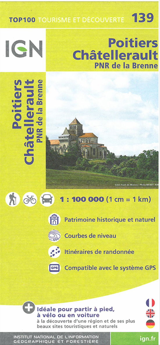 Cover for Ign · IGN TOP100: Poitiers - Châtellerault (Kort) (2015)