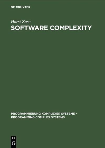 Cover for Horst Zuse · Software Complexity (Inbunden Bok) (1991)
