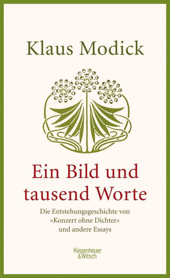 Cover for Modick · Ein Bild und tausend Worte (Book)