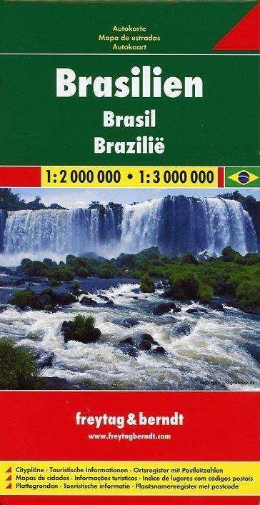 Freytag & Berndt Road Map: Brazil - Freytag & Berndt - Books - Freytag & Berndt - 9783707911268 - December 31, 2011