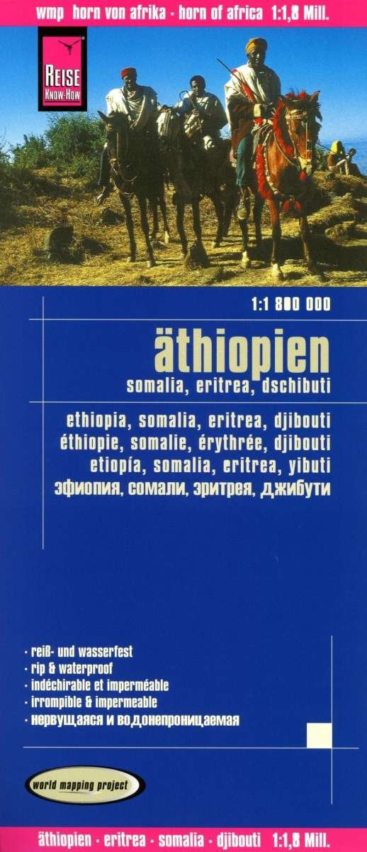 Cover for Reise Know-How · Ethiopia / Somalia / Djibouti / Eritrea (1:1.800.000) (Map) (2020)
