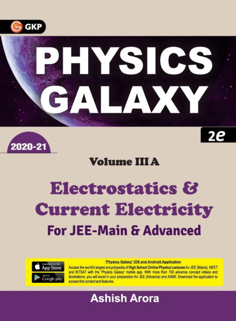 Cover for Ashish Arora · Physics Galaxy 2020-21 Electrostatics &amp; Current Electricity (Pocketbok) (2019)