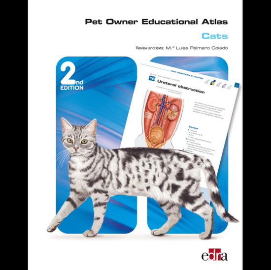 Cover for Grupo Asis Biomedia S.L. · Pet Owner Educational Atlas: Cats -2nd edition (Spiralbok) (2022)