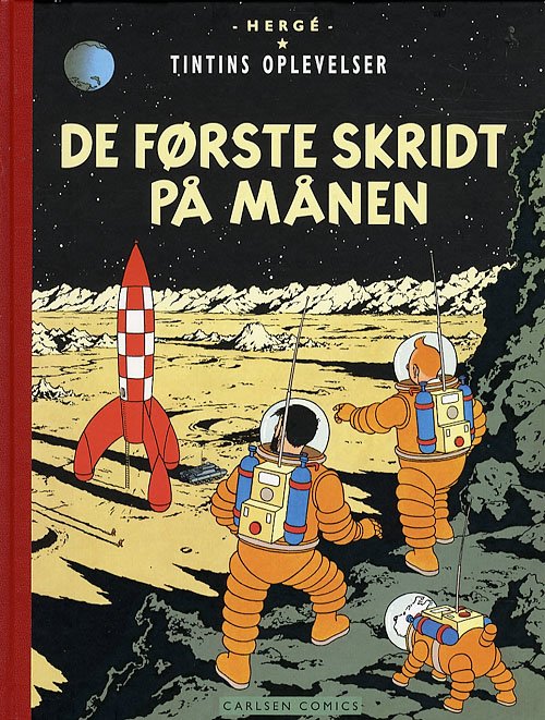 Cover for Hergé · Tintins Oplevelser: Tintins Oplevelser: De Første Skridt På Månen (Bound Book) [Indbundet] (2007)