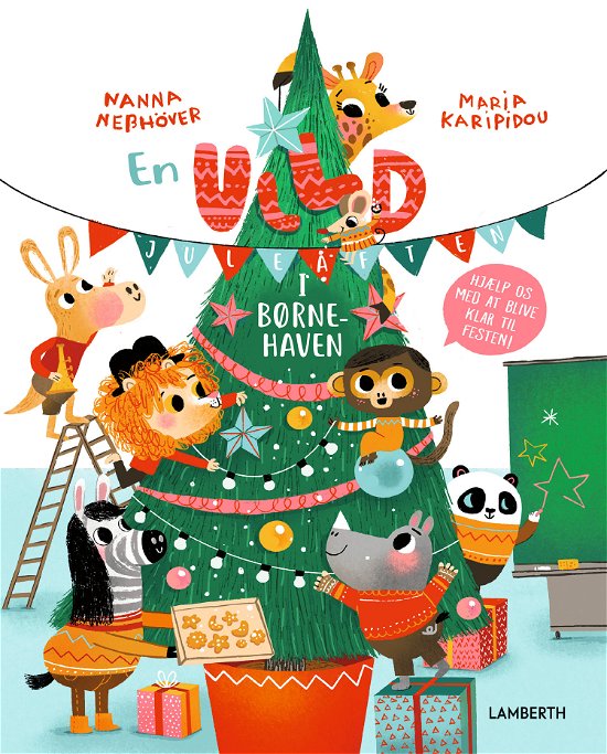 Cover for Nanna Nesshöver · En vild juleaften i børnehaven (Bound Book) [1.º edición] (2022)