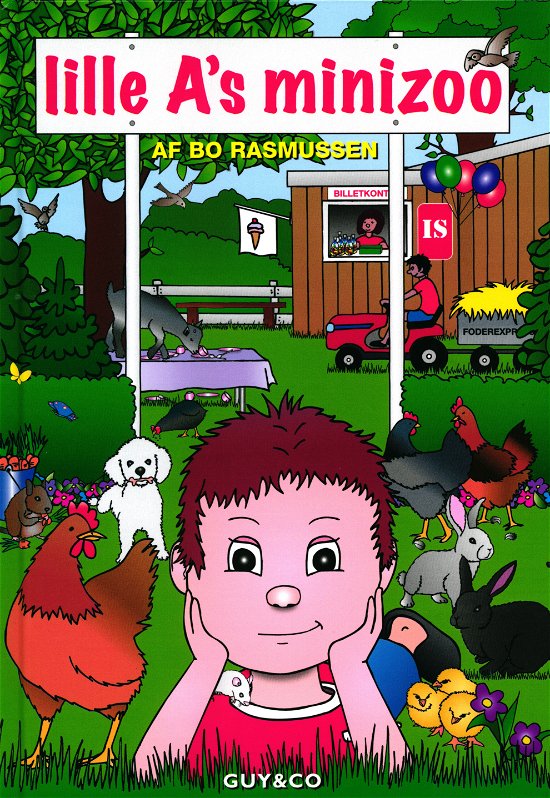 Cover for Bo Rasmussen · Lille A's Minizoo (Gebundesens Buch) [1. Ausgabe] (2019)