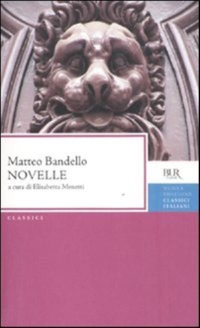 Cover for Matteo Bandello · Novelle (Book) (2015)
