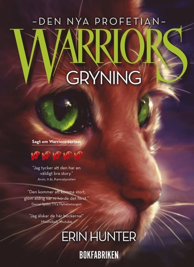 Den nya profetian: Warriors 2. Gryning - Erin Hunter - Bøger - Bokfabriken - 9789176298268 - 10. april 2018