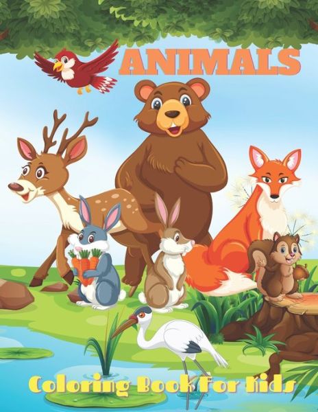 Cover for Laura Kelly · ANIMALS - Coloring Book For Kids (Paperback Book) (2020)