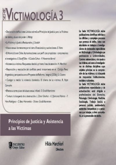 Cover for Cesar Fortete · Victimologia 3: Principio de Justicia y asistencia para las victimas - Victimologia (Paperback Book) (2021)