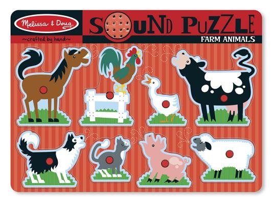 Cover for Melissa &amp; Doug · Farm Animals Sound Puzzle (N/A) (2024)