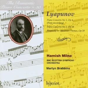 Lyapunov Piano Concertos - Hamish Milne Martyn Brabbins - Musique - HYPERION - 0034571173269 - 31 octobre 2002