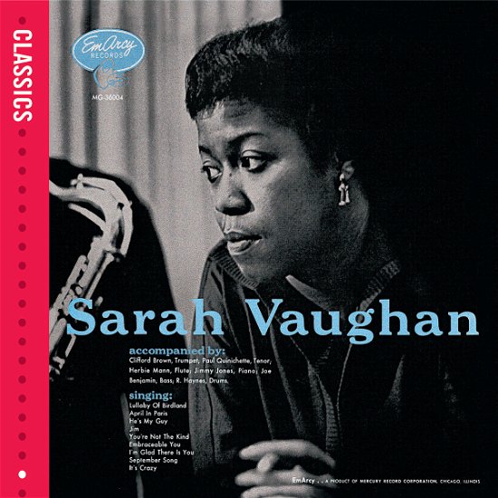 Cover for Sarah Vaughan · Sarah Vaughan with Clifford Brown (CD) (2005)