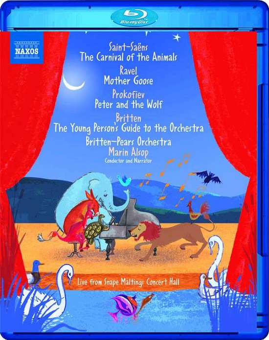 Cover for Britten-pears Orc / Alsop · Camille Saint-Saens: The Carnival Of The Animals / M. Ravel: Mother Goose / S. Prokofiev: Peter And The Wolf / B. Britten: The Young Persons Guide To The Orchestra (Blu-ray) (2019)