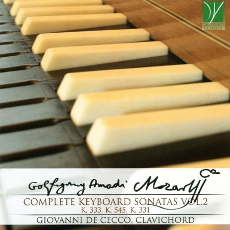 Cover for Mozart / De Cecco,giovanni · Mozart: Complete Keyboard Sonatas Vol 2 (CD) (2020)