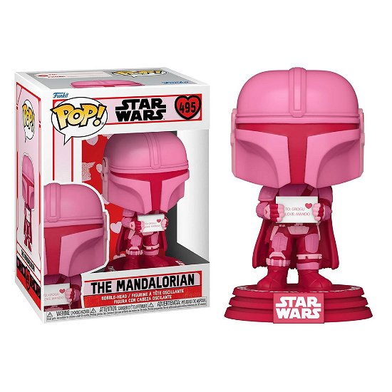 Cover for Figurine · STAR WARS - POP NÂ° 495 - Valentines - Mandalorian (Toys) (2022)