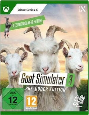 Cover for XBSX Software · Goat Simulator 3 Pre-Udder Edition (Xbox Series X) (PS4) (2022)