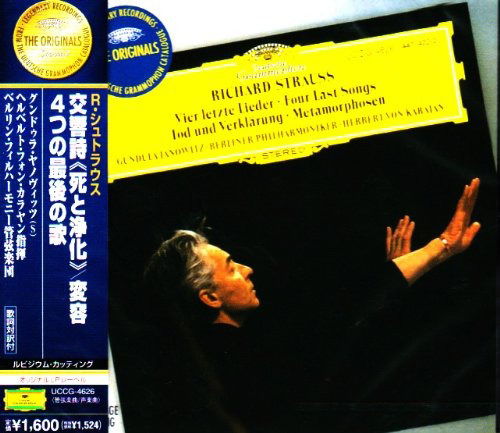 Cover for Gundula Janowitz · R.strauss: Vier Letzte Lieder / Tod Und Verklarung / Metamorphosen (CD) [Japan Import edition] (2009)